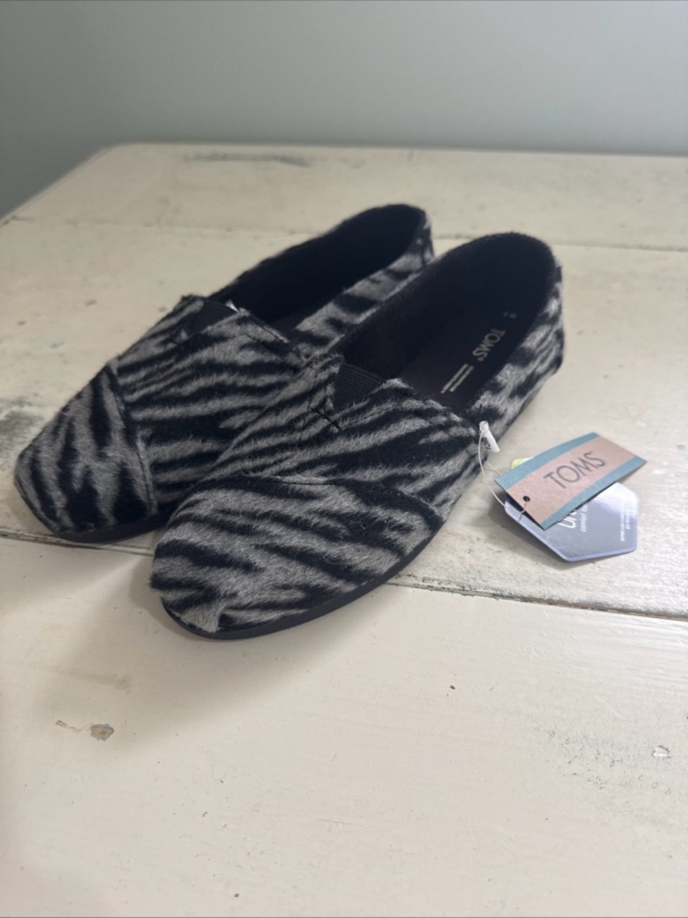 TOMS Women's Alpargata slip-on shoes NWT (see description)- Sz. 7